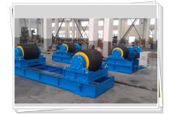 China Manual Adaptive 200T Fixed Pipe Welding Rotator Rubber Wheel Pendant Control supplier