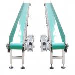 Horizontal Stainless Steel Fruit Conveyor Belt Energy Saving Type for sale