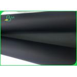 Shiny Black Paper / 1mm Black Cardboard Paper Sheet For Packaging