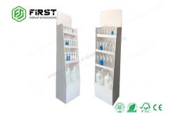 China Customized POP Cardboard Floor Standing Display Units Foldable Cardboard Floor Display supplier