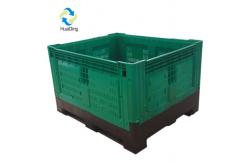 China Medium Duty food containers 1200x1000 box pallet collapsible Plastic Pallet Box supplier