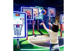 China Basketball Shooting Simulator Arcade Machine New Coin Operated Ball Shooting Game supplier