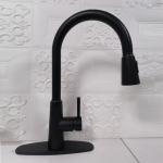 Pull Down Kitchen Faucet Smart Touch Solid Stainless Steel Taps Deck Installed 2077H-SS for sale