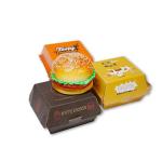 Wholesale and customization of food grade fast food burger boxes for sale