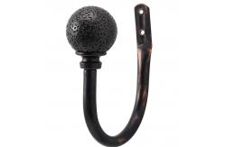 China Electroplating 35mm Elliptical Pattern Curtain Hook Extenders supplier