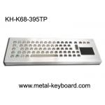 Desktop Metal IP65 Rate waterproof keyboard with touchpad 395x135 mm Front panel for sale