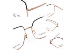 China Spectacle Designer Square Ultralight B Titanium Glasses Frame 66195 supplier