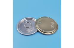 China 206 Full Open Aluminum EOE 0.245mm Easy Open Can Lids supplier