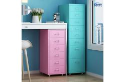 China Knock Down Drawer Filing Cabinet Metal Drawer Mobile Pedestal supplier