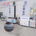 Single Wall Corrugated Plastic Pipe Machine Easy Mold Change Fast Output for sale