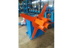 China 25 Tons Single Drum Uncoiler Machine Hydraulic Expansion And Contraction supplier