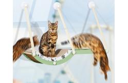 China Solid Wood Boom Window Ledge Cat Bed With Two Modes supplier