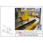 Flaps Carton Packing Machine / Automatic Carton Folding Machine With Both Sides Drive