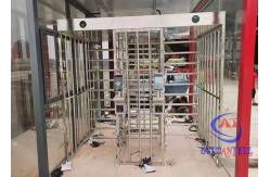 China CE Pedestrian Security Gates Two Way RFID Facial Recognition Full Height Turnstile supplier