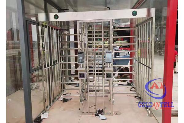 CE Pedestrian Security Gates Two Way RFID Facial Recognition Full Height Turnstile