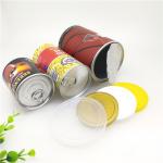 Matt Lamination Easy Open Paper Composite Cans For Dried Fruit / Food Powder for sale