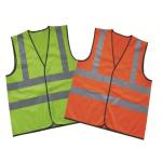 S-5XL Reflective Safety Vest , High Visibility Work Vest Zipper In The Front for sale
