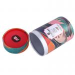 Custom Printed Circle Cardboard Round Box With Moistureproof Aluminum Foil for sale
