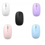 ETEK 2.4G Wireless Mouse 1200DPI Clicks 5-Color Options 1-AA Battery Powered White Pink Purple Blue Black for sale