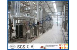 China 1500LPH UHT Milk Processing Line , Milk Powder Fresh Milk UHT Dairy Processing Plant supplier