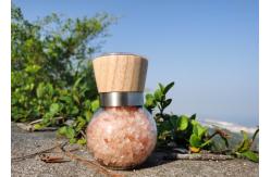 China 80ml Capacity Adjustable Salt and Pepper Grinder with Transparent Condiment Glass Bottle supplier