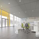 1.0mm Thickness Aluminum Metal Ceiling Moisture Resistant Snap In Ceiling Tiles for sale