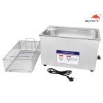 30 Liter Benchtop Ultrasonic Cleaner 600 Watt For Carburator Small Gear 40KHz for sale