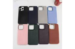 China Shockproof PU Leather Mobile Phone Case With IPhone 16 Pro Max supplier
