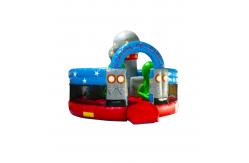 China Alien - Filled Space Station Inflatable Play Area Customized Inflatable supplier