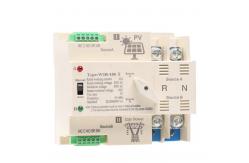 China AC220V PV Solar Din Rail 2P 63A ATS Dual Power Automatic Transfer Switch supplier