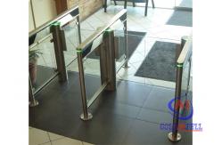China NFC Reader Swing Barrier Turnstile Bank Office Metro Supermarket Swing Gate supplier