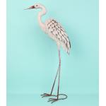 Metal Crane Decor High Durability Vintage Animal Garden Ornaments for Your Garden Sanctuary for sale