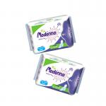 Good Breathability Ultra Absorbent Rectangle Cotton Sanitary Napkin With Leakproof Adhesive for sale