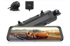 China HD 10 Touch Screen Rear View Mirror Camera Car Electronics Accessories supplier