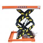 1000kgs Hydraulic Scissor Lift Table Orange Heavy Duty Scissor Lift for sale