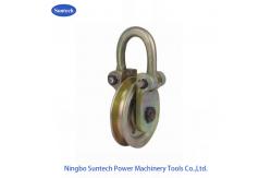 China Overhead Line Round Hoisting Point Chain Conductor Stringing Blocks supplier