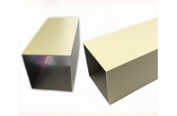 China Custom Powder Coated Aluminium Extrusions Square Tube For Industrial Usage supplier