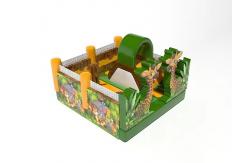 China Inflatable  Jumping Castle Giraffe Theme Park for Kids Physical Development supplier