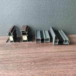 Minimalism Aluminum Casement Window Customized Thermal Break Strips Inserted With Anti Theft for sale