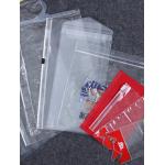 PVC Transparent Plastic Zipper Bag Hook Bag Clothing Tag Label k Bag for sale