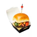 Custom Eco-Friendly Food Snack Burger Packaging Box One-Step Takeaway for Fast Food for sale