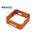 Orange Color Customized Extruded Aluminum Pcb Enclosure With Finished Machining for sale