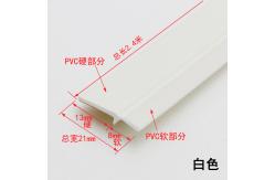 China Co Extruded Wardrobe Door Seal Strip PVC Self Adhesive Weather Seal supplier