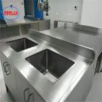Affordable Lab Furnitures Stainless Steel Lab Bench  in Providing Silver Options for sale