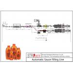 PLC Control Honey Jar Filling Line Automatic Liquid Filling Line GMP Standard for sale