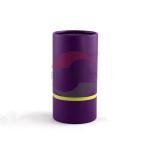 Purple Biodegradable Cardboard Paper Tube For Food / Gift Packing for sale