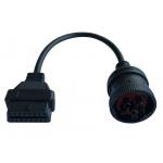Deutsch 6 Pin J1708 Female to OBD2 OBDII 16 Pin J1962 Female Cable for sale