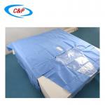 Customized Sterile Surgical Lithotomy Drape with Fluid Collection Pouch for sale