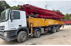 China 56m Used Concrete Pump Truck SYM5449THB560C-8A With Benz Chassis supplier