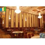 100 mm Folding Internal Doors Panel , Operable Partitions for Upscale Restaurant for sale